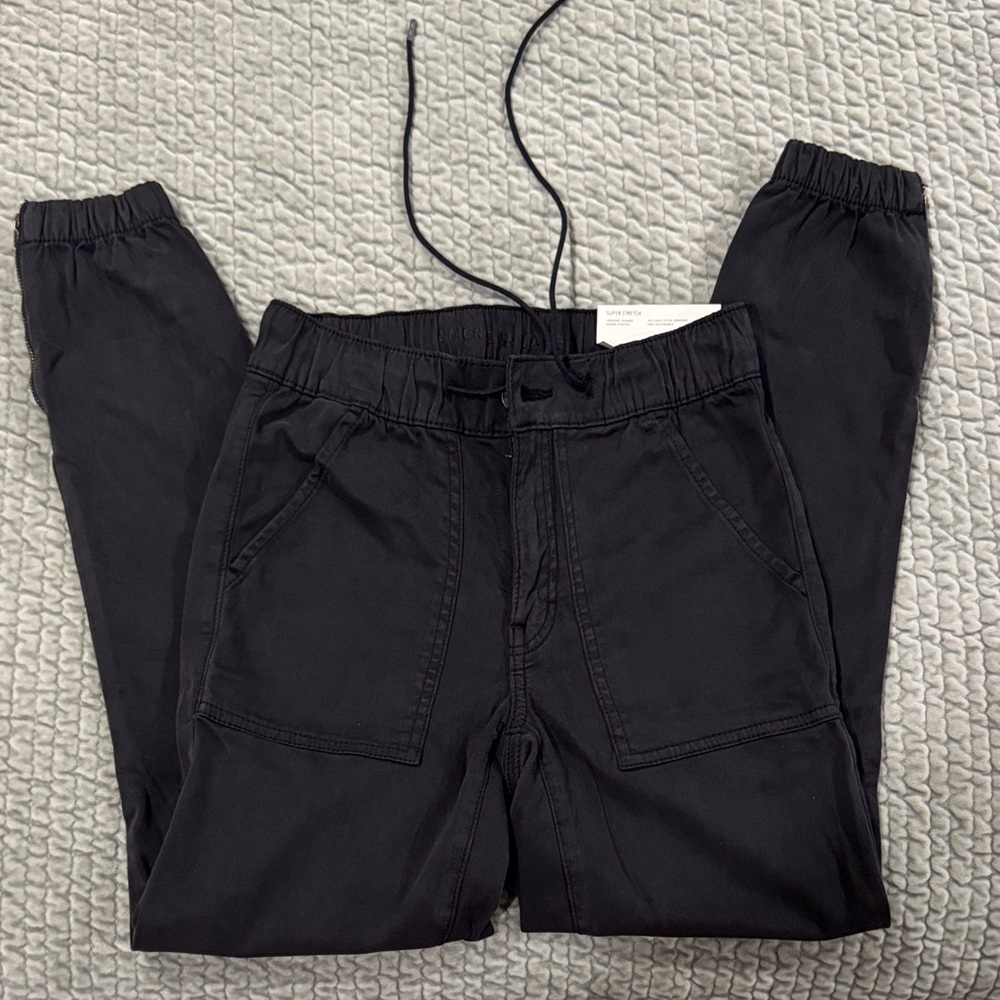 American eagle Black Jogger Pants